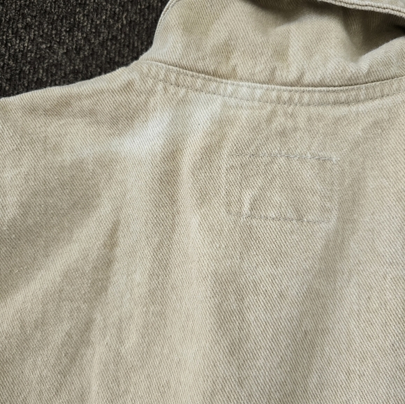 VTG Sundance Khaki Blazer Jacket Women XL Beige Long Sleeve Western Barn Chore - Picture 14 of 15